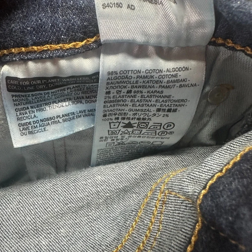 Levi's 514 Jean Men 32x32 Blue Cotton Denim Straight Streetwear Workwear Stretch